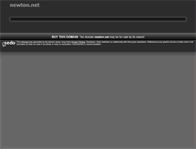Tablet Screenshot of newton.net