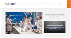 Desktop Screenshot of newton.no