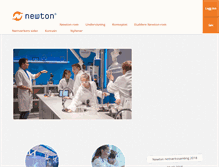 Tablet Screenshot of newton.no